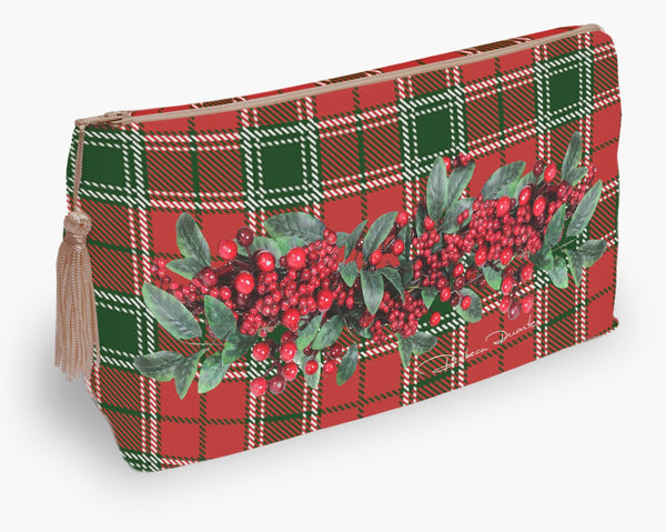 Necessaire Natal Guirlanda e Cereja - Rebeca Duarte Home