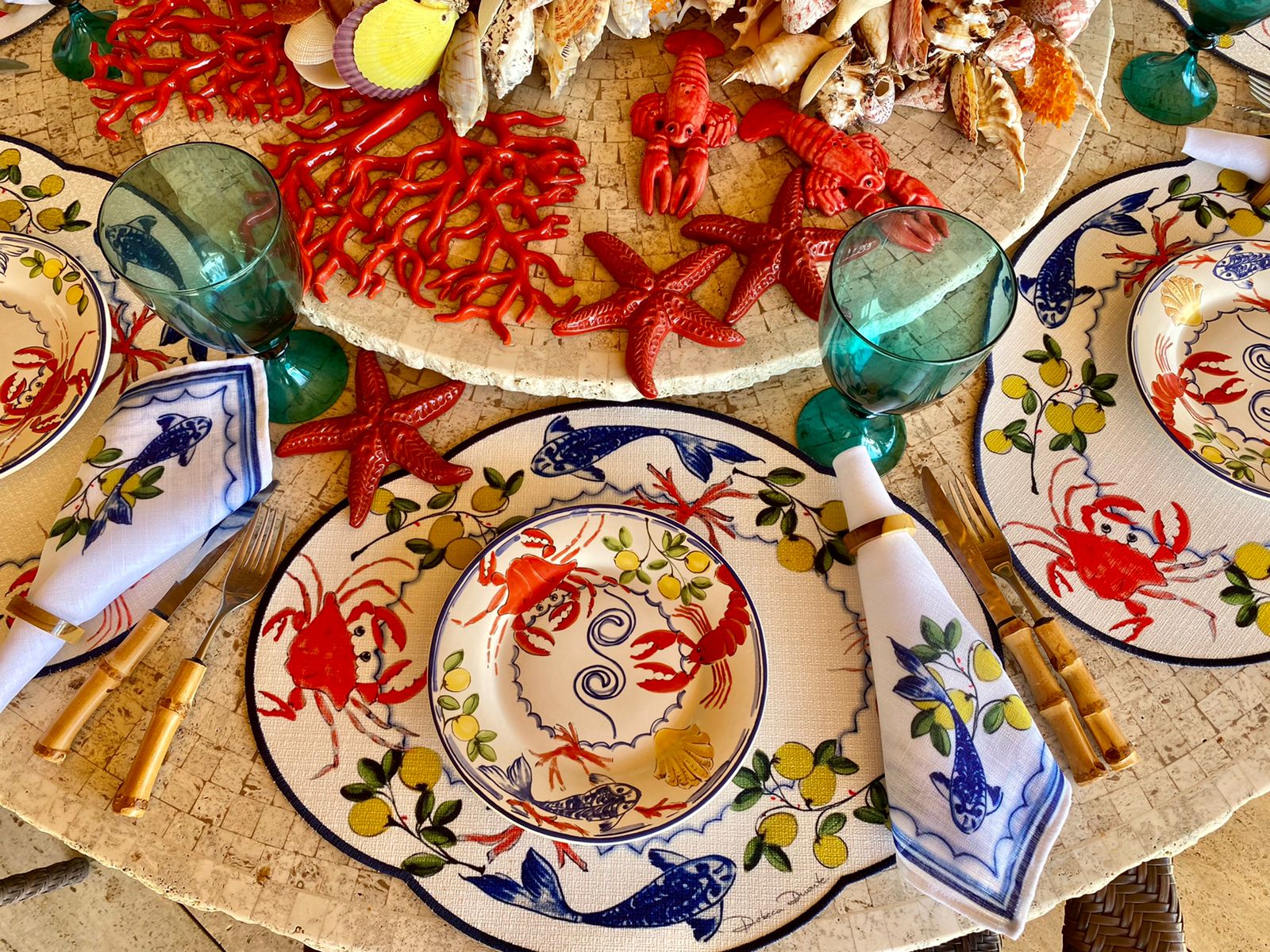 Porta Copo Ana Capri - Rebeca Duarte Home