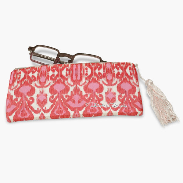 Porta - óculos Ikat Coral - Rebeca Duarte Home