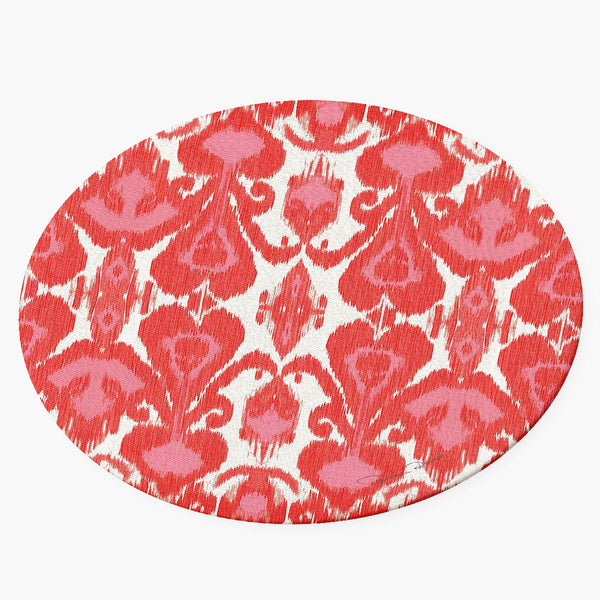 Sousplat Ikat Coral - Rebeca Duarte Home