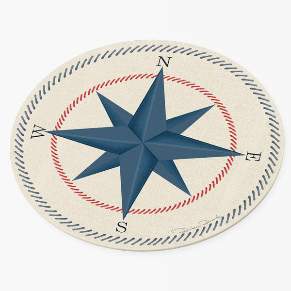 Sousplat Pontos Cardiais - Rebeca Duarte Home