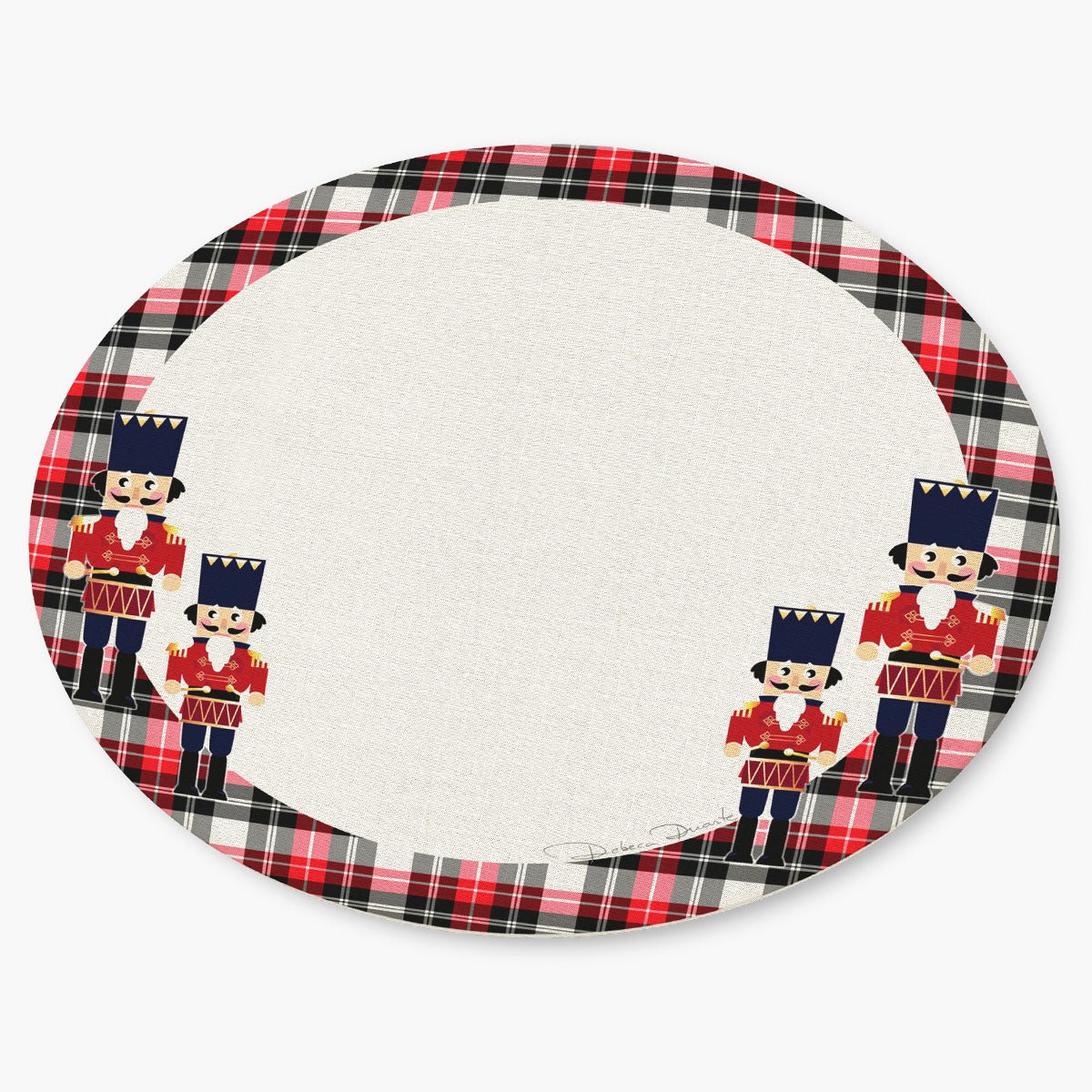 Sousplat Soldadinho Xadrez - Rebeca Duarte Home