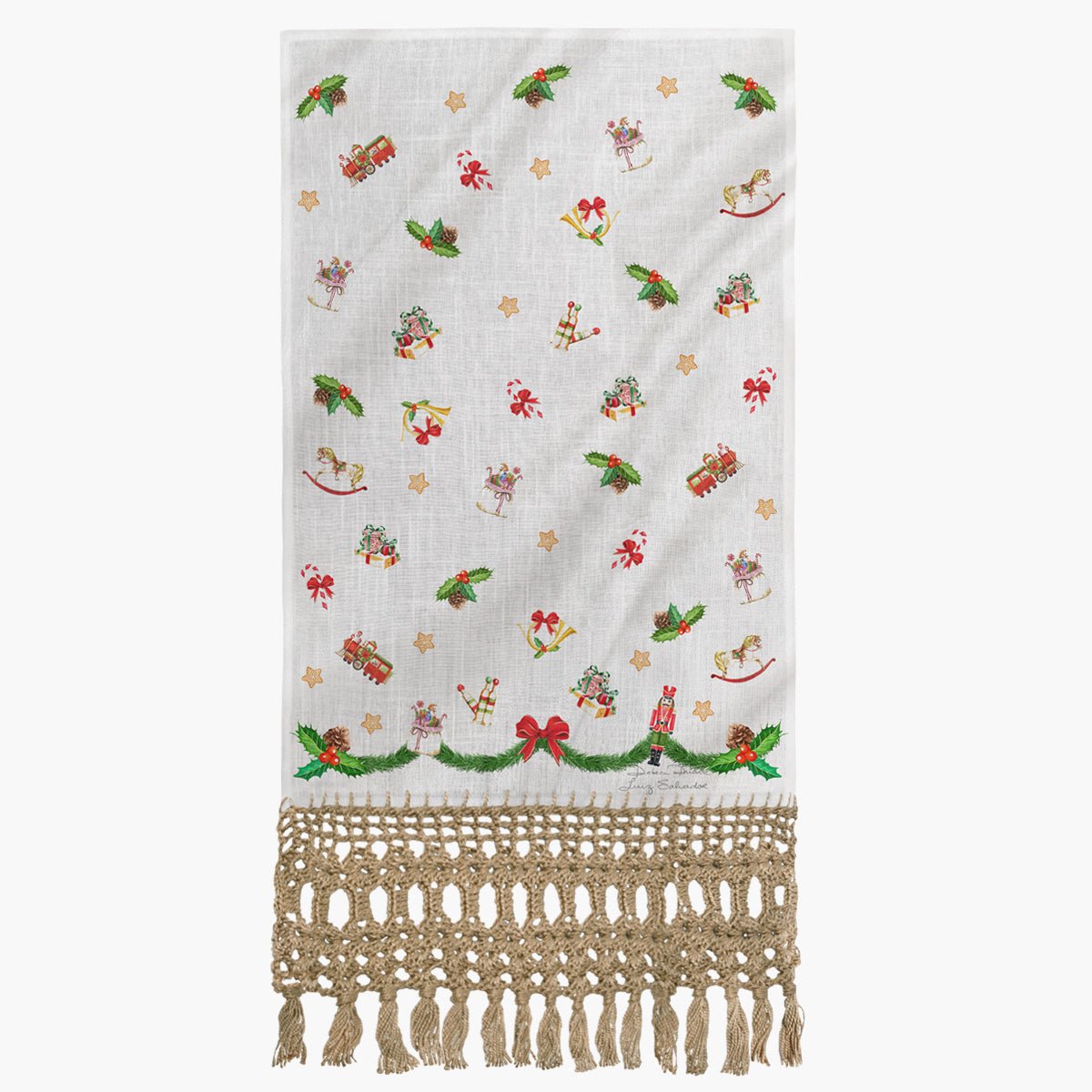 Toalha de Lavabo Natal Encantado - Rebeca Duarte Home