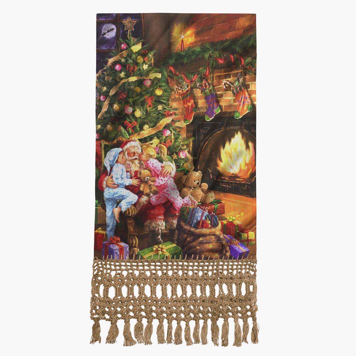 Toalha de Lavabo - Noel e Crianças - Rebeca Duarte Home