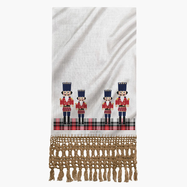 Toalha de Lavabo Soldadinho Xadrez - Rebeca Duarte Home