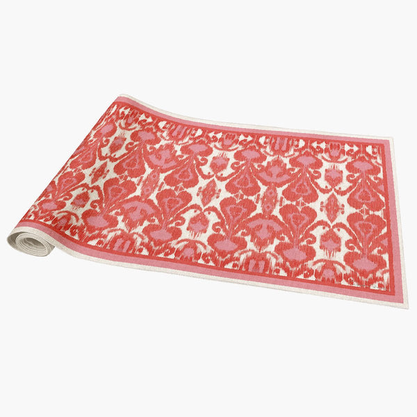 Trilho de Mesa Ikat Coral - Rebeca Duarte Home