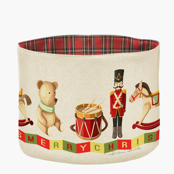 Cachepot Natal Brinquedos - Rebeca Duarte Home