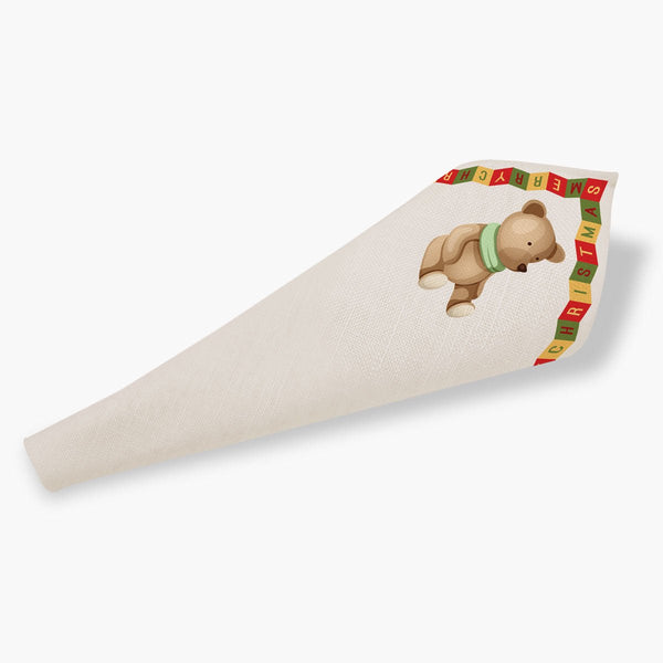 Guardanapo de tecido Natal Brinquedos - Rebeca Duarte Home