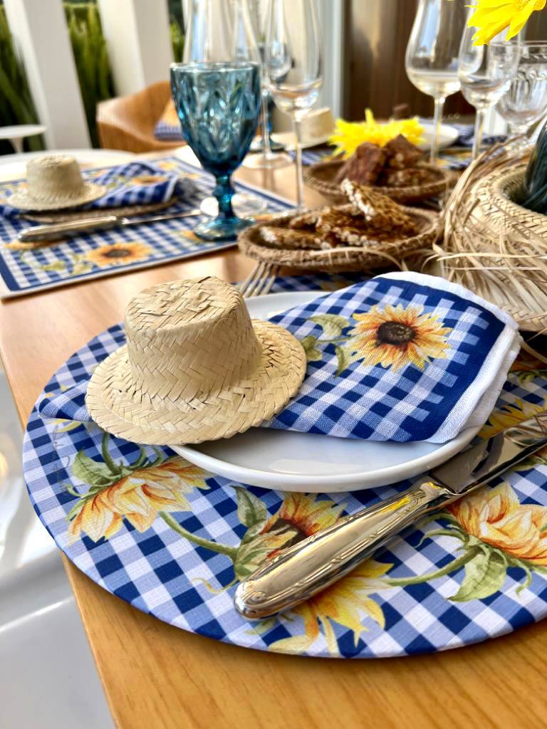 Sousplat Girassol - Rebeca Duarte Home