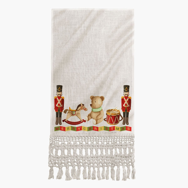 Toalha para Lavabo Natal Brinquedos - Rebeca Duarte Home